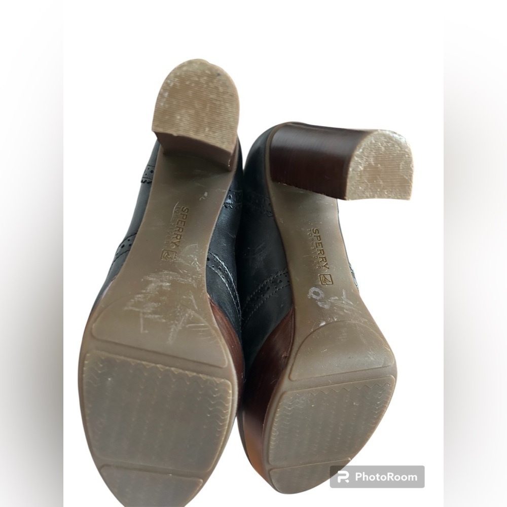 Sperry Women's Black Leather Shoes - Picture 5 of 5